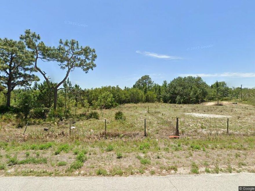 Build Your Dream Home on this 3 acre lot in Frostproof.