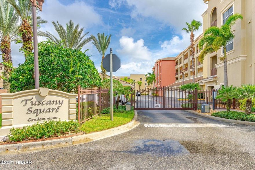 Rare 2 bedroom, 2 bathroom condo is located in the Tuscany Square community within Venetian Bay. Large open floor plan with spacious rooms and private garage parking offer 2 master suites in the unique floor plan. The community it gated and secured. Located on the 2nd floor of a 4 story building you have the security and privacy on your side with electric gates and each building has its own elevator. On the ground floor there is an amazing Italian restaurant, 24 hour gym, convenience store, eye Dr, Five star spa and salon, amazing deli, and so much more. All information is intended to be accurate but is not guaranteed  tenant occupied 24 hour notice pet on premise ;Water: City
