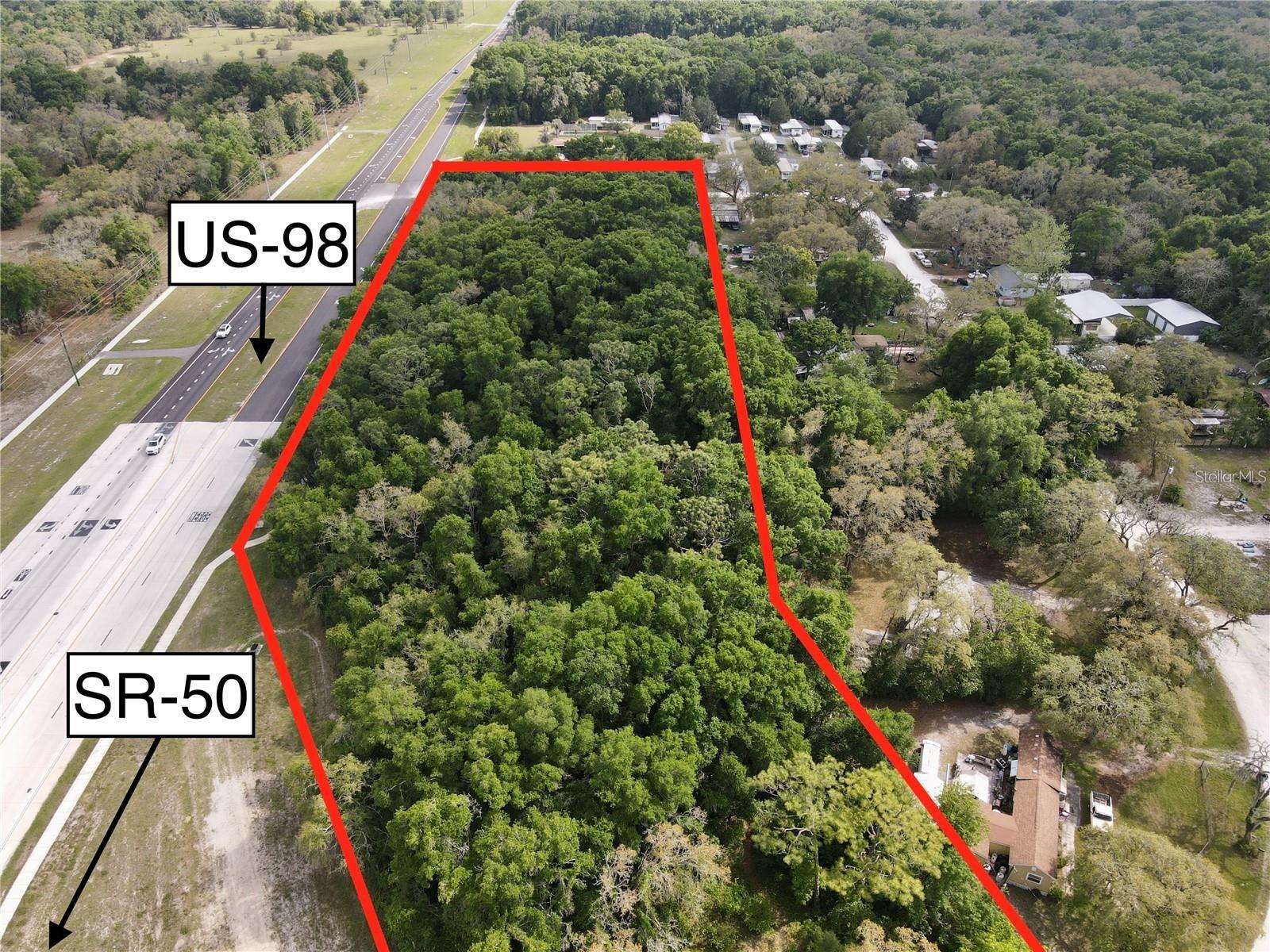 Centrally located at the intersection of US98 and SR50, this 4.19 acre C2 Commercial property enjoys prime visibility and exposure with 950 feet of road frontage in a thriving commercial corridor. Surrounded by established businesses and residential communities, it offers an unparalleled opportunity to establish a presence in one of the area's most sought-after commercial locations. Don't miss your chance to secure this exceptional piece of commercial land and unlock its full potential. Whether you're an investor, developer, or business owner, this prime location offers the perfect canvas to bring your commercial vision to life.