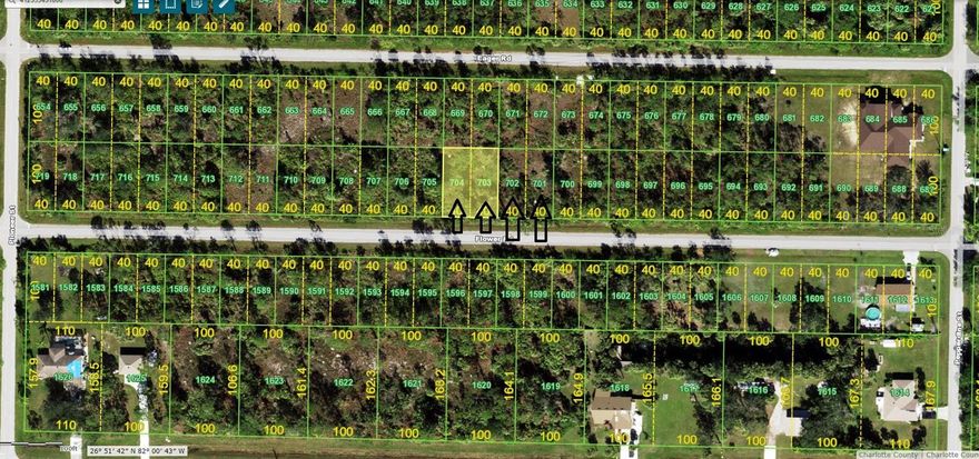 ADJOINING LOTS - South Punta Gorda Heights - Buy ONE or BOTH!
26352 FLOWER RD PUNTA GORDA FL 33955- Also for sale