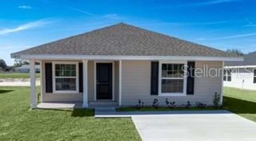 One or more photo(s) has been virtually staged. Under Construction. New construction home coming soon in the Rolling Hills community by Adams Homes featuring the popular 1539 floor plan. This thoughtfully designed home offers 3 bedrooms and 2 bathrooms with an open-concept layout that connects the living, dining, and kitchen areas for comfortable everyday living. The kitchen includes modern appliances, ample cabinetry, and a breakfast bar. The primary suite offers a private retreat with an en-suite bathroom and walk-in closet. Two additional bedrooms provide flexibility for guests, family members, or a home office. A covered patio extends the living space outdoors.
Located in the quiet town of Bell, Florida, Rolling Hills offers a peaceful rural lifestyle while remaining conveniently close to nearby cities. Bell is known for its small-town charm, local schools, and close-knit community feel. Residents enjoy easy access to Gainesville, Lake City, Trenton, and surrounding counties, making commuting, shopping, dining, and healthcare readily accessible. The area is also close to the Suwannee River and numerous natural springs, offering outdoor recreation opportunities year-round. Home is under construction. Builder incentives may be available on select homes for a limited time.