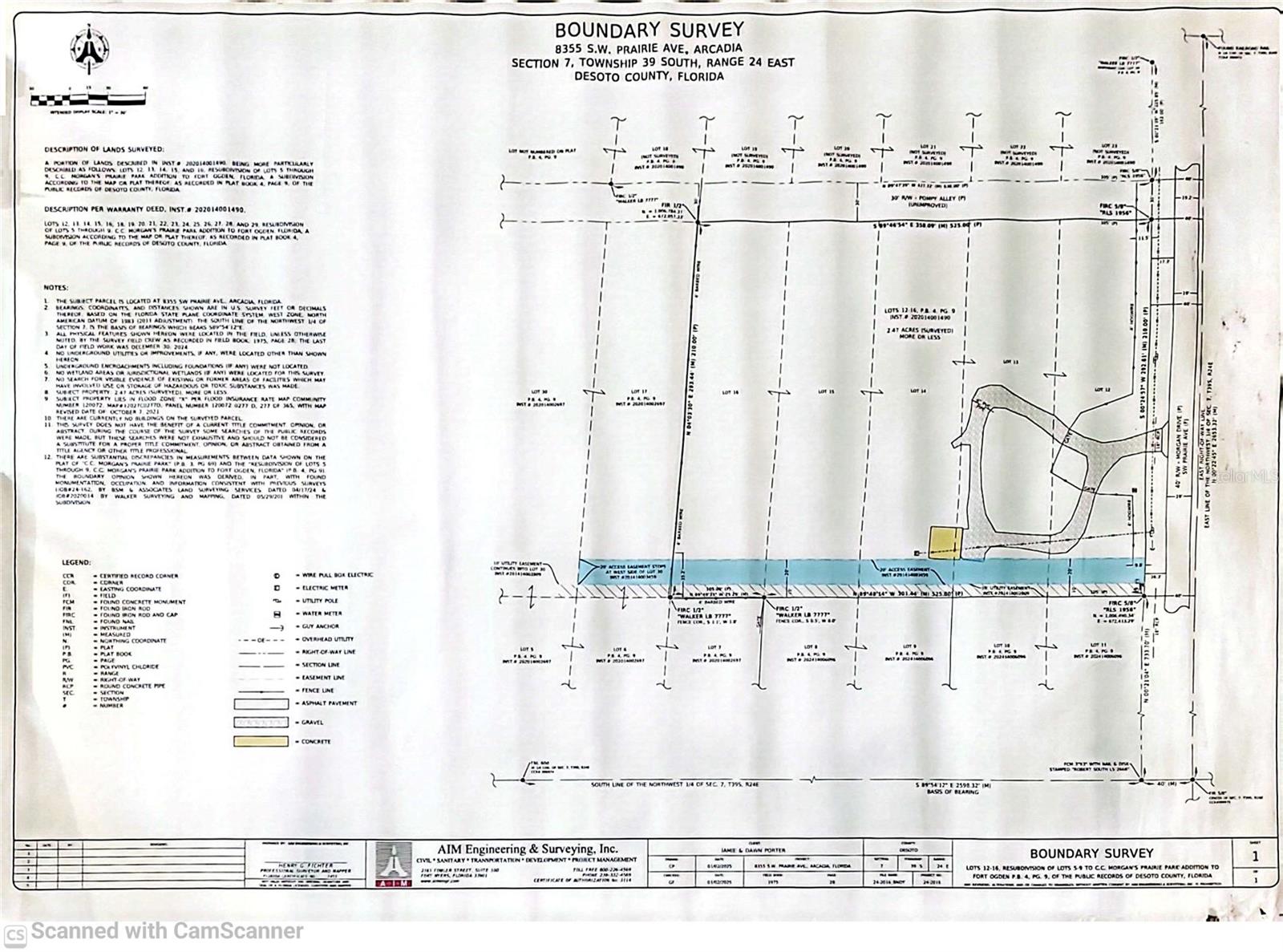 C C MORGANS PRAIRIE PARK ADD/FT - Land