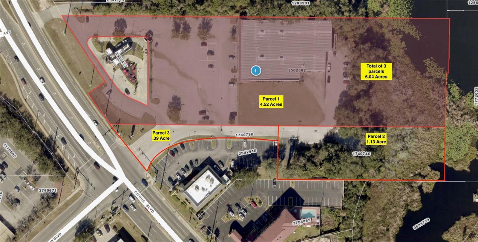 This impressive 23,630 SF medical facility is situated on 6.04 acres at the high-traffic intersection of Hwy 441 and Hwy 27 in Leesburg, offering outstanding visibility and access. Originally constructed in 1993, the building currently features four suites and is anchored by Express Care of Leesburg, occupying 15,934 SF of high-quality medical space.
Additional spaces include a fully built-out 3,500 SF suite currently occupied by another healthcare provider, a 1,500 SF office and storage suite, and 2,696 SF of unfinished shell space ready for customization. The property is well-equipped with a spacious lobby, multiple exam rooms, an imaging center, and administrative offices. It also has a pharmacy with an easy pick-up drive through.
This former White Rose and Porters building retains loading dock access in the rear, offering potential for conversion back to warehouse or hybrid medical/distribution use. The sale is best suited for an end user or an investor seeking to stabilize the property and capitalize on its strategic location. Please note: the current owner, who is also the primary medical tenant, will not be offering a leaseback. Property is priced well below a 2025 appraisal. Survey available.
Located just 15 minutes north of The Villages, this site benefits from proximity to one of the fastest-growing retirement communities in the nation. The Villages spans across Lake, Sumter, and Marion counties and is home to more than 145,000 residents, with continued residential and commercial expansion fueled by high demand.
