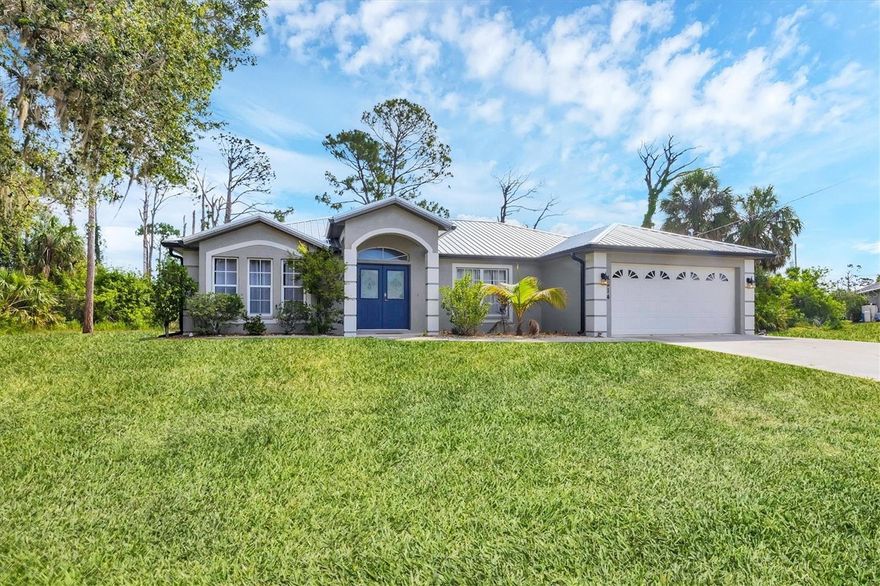 INCOME-PRODUCING POOL HOME NEAR WELLEN PARK & WARM MINERAL SPRINGS!POOL HOME!NOT FLOOD ZONE!EXTRA LOT NEXT TO THE PROPERTY (for additional cost).

Welcome to your slice of paradise! This beautiful 3-bedroom, 2-bath pool home sits on an oversized 0.44-acre lot and offers the perfect blend of comfort, style, and convenience — with NO HOA, NO CDD, and NOT in a flood zone!

Recent upgrades include a NEW metal roof and gutters (2024), NEW water heater (2025), freshly repainted pool deck, updated landscaping, and a heat pump for the sparkling 18x24 pool with a new POOL PUMP. The A/C is only 5 years old, and ceramic tile flooring runs throughout for easy maintenance.

Step inside and enjoy the bright, open layout with cathedral/vaulted ceilings and multiple dining areas — perfect for entertaining family and friends. The spacious living room flows into a huge Florida Room filled with natural light, creating the ideal spot to relax or take in the tranquil surroundings.

This home is being sold turn-key furnished (optional at additional cost) — truly move-in ready for its next owner or investor!

For those seeking even more space, the adjacent lot (MLS #N6139011, Lot #13 Rumson, 11,294 sq. ft.) is also available for an additional $30,000.

You’ll love the location — just minutes to Warm Mineral Springs, Wellen Park, the Atlanta Braves Spring Training Stadium, and beautiful Gulf beaches. Enjoy nearby shopping, dining, golf, boating, and fishing — everything Southwest Florida.

Whether you’re looking for an income-generating investment or your own private Florida retreat, this home checks all the boxes!