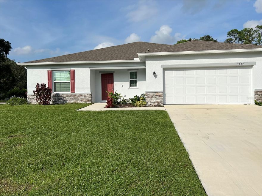 ***BEAUTIFUL NEWER 3/2 HOME AVAILABLE NOW** Check out this CUTE three bedroom two bath home with a bonus room. Tile floors throughout. Large open floor plan with split bedrooms. Oversized screen lanai to relax and enjoy morning coffee. Located in the heart of North Port. Just minutes to most anything you may need. This home is on city water and sewer. Sorry no pets allowed.