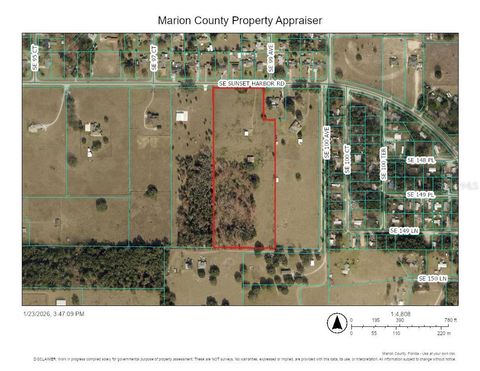 Tiny photo for 9900 SE Sunset Harbor Road, Summerfield, FL 34491 (MLS # OM717282)