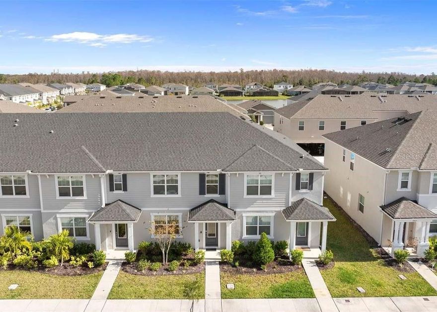 Welcome to this GORGEOUS Townhome, nestled in a desirable Orlando community offering both convenience and lifestyle. This 3 bedroom 2 1/2 bath, with 2 CAR GARAGE; well-located home provides easy access to major highways, shopping, dining, schools, and everyday essentials. Residents enjoy community amenities including a SWIMMING POOL, DOG PARK, PLAYGROUND & SCENIC TRAILS & SIDEWALKS, enhancing comfort and everyday living. Just minutes from Lake Nona, Medical City, and Orlando International Airport, this property is ideally positioned for today’s modern lifestyle. Whether you’re seeking a primary residence or an investment opportunity, this home offers exceptional location and accessibility. Schedule your private showing today.