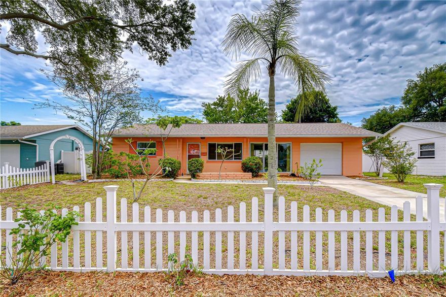 Located in the established Sunny Mead Heights / Jungle Terrace area of west Saint Petersburg, this property offers convenient access to Gulf beaches, downtown St. Petersburg, shopping, dining, parks, and major commuter routes. The neighborhood is known for its quiet residential streets, mature landscaping, well-kept homes, and strong sense of community. Residents enjoy proximity to Tyrone Square Mall, the Pinellas Trail, Walter Fuller Park, local restaurants, grocery stores, and everyday conveniences. The area also provides quick access to Interstate 275 and nearby beach communities including Treasure Island and Madeira Beach. Public neighborhood feedback frequently highlights the area as dog friendly, walkable to restaurants, quiet & peaceful and known for easy parking and well-maintained yards. A/C Updated 2021, Roof Updated 2015, Water Heater Updated 2021