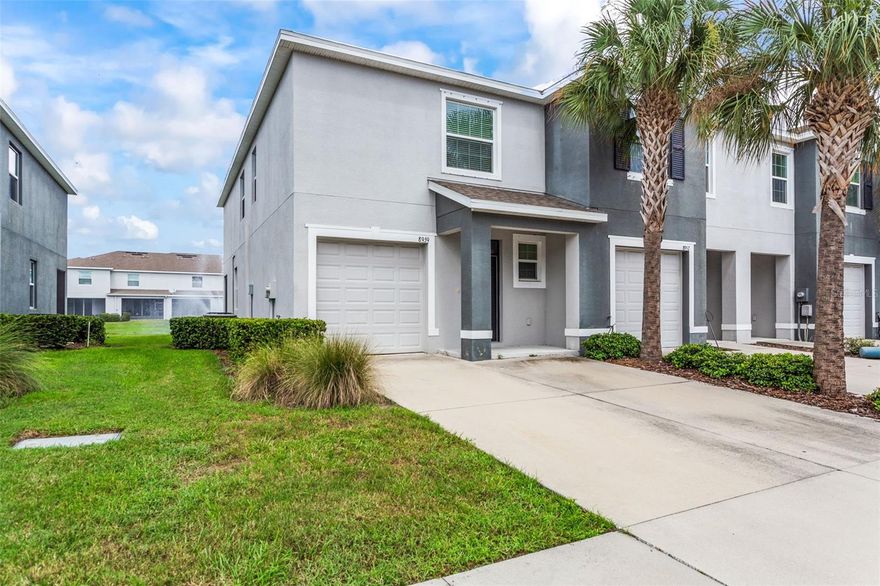 Welcome to this beautifully maintained end-unit townhome offering the perfect blend of comfort, space, and serene waterfront living. Featuring 3 spacious bedrooms, 2.5 bathrooms, and a 1-car garage, this light-filled residence offers an open-concept layout designed for modern living and effortless entertaining.
The gourmet-style kitchen showcases rich wood cabinetry, granite countertops, a large center island with breakfast bar seating, and abundant storage space, all flowing seamlessly into the expansive living and dining areas. Upstairs, the oversized primary suite offers a peaceful retreat complete with dual vanities, a spacious walk-in shower, and generous closet space. A versatile loft/flex area provides the perfect space for a home office, media room, or additional lounge area.
Enjoy tranquil pond views from the newly screened lanai, creating the ideal setting for morning coffee or relaxing evenings outdoors. Additional highlights include upstairs laundry, ample storage throughout, spacious secondary bedrooms, and abundant natural light.
Rent includes water, sewer, and trash service for added convenience and value. Ideally located near shopping, dining, major highways, and everyday conveniences, this move-in ready home offers low-maintenance living in a desirable community setting. No smoking, no pets, renters insurance required. Minimum lease for 18-24 months. Schedule your private showing today.