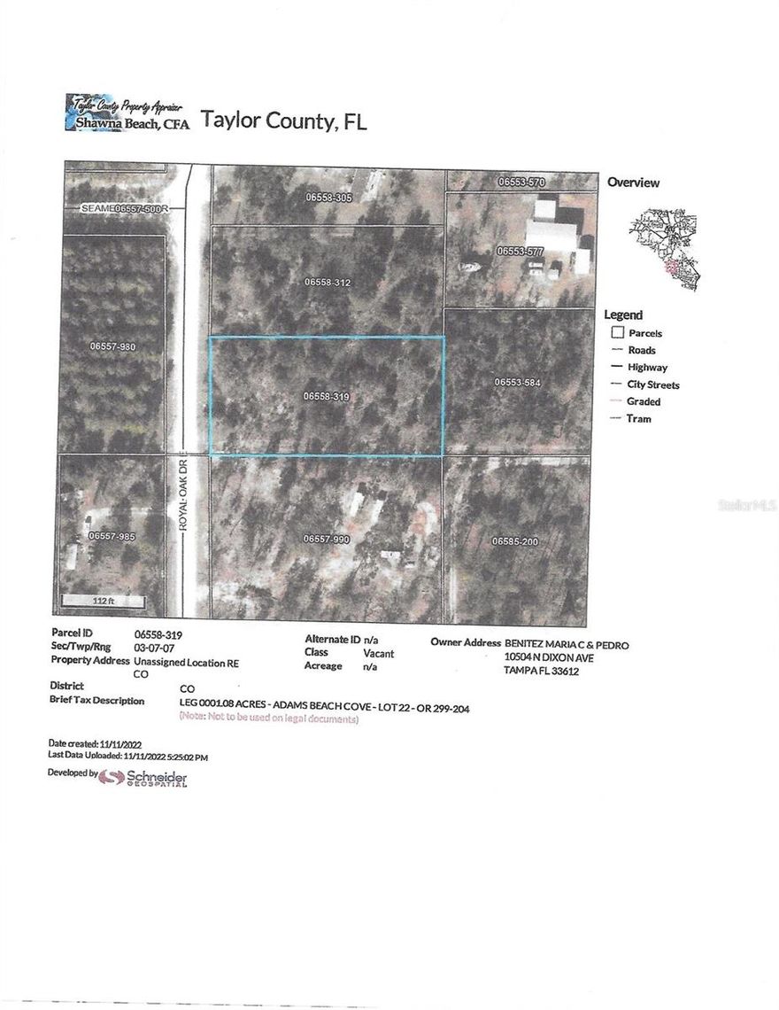 This 1.08 acre lot is a dream come true.  Come and build your dreamed home in a place full of tranquility. A place where you can have your animals and when tired go relax at Adams Beach.