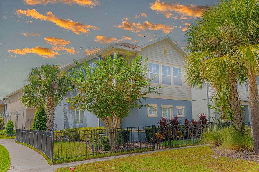 Welcome to this stunning David Weekley-built home in the gated community of Reagan Pointe—one of Sanford’s most sought-after neighborhoods. This 3-bedroom, 2.5-bath two-story residence combines modern elegance with everyday comfort, offering stylish upgrades and a functional layout perfect for today’s lifestyle.

Step inside to find luxury vinyl floors leading you through the spacious family room and into the open-concept kitchen. Designed with both form and function in mind, the kitchen boasts stainless steel appliances, granite countertops, and chic under-cabinet and above-cabinet lighting that creates the perfect ambiance.

Upstairs, the generous primary suite provides a private retreat, complete with a spa-inspired ensuite bath and walk-in closet featuring custom built-ins. The laundry closet is conveniently located on the same level, while a charming balcony off the great room offers views of the sparkling community pool and surrounding neighborhood.

This corner-lot home is filled with natural light from abundant windows and features a fully fenced yard for privacy. Major updates include a 3-ton A/C unit (2020), roof (2017), full interior paint (2023), and exterior paint (2025). Thoughtful details such as upgraded lighting fixtures, hardware, and an $8,000 low-voltage exterior lighting package with permanent roofline lights add both style and year-round curb appeal.
Residents of Reagan Pointe enjoy fantastic amenities including a resort-style pool, playground, and dog park. Ideally located near shopping, dining, fitness centers, and major highways—with the added benefit of being zoned for Lake Mary schools—this home truly has it all.
Don’t miss your chance to own this move-in ready gem. Schedule your private showing today!