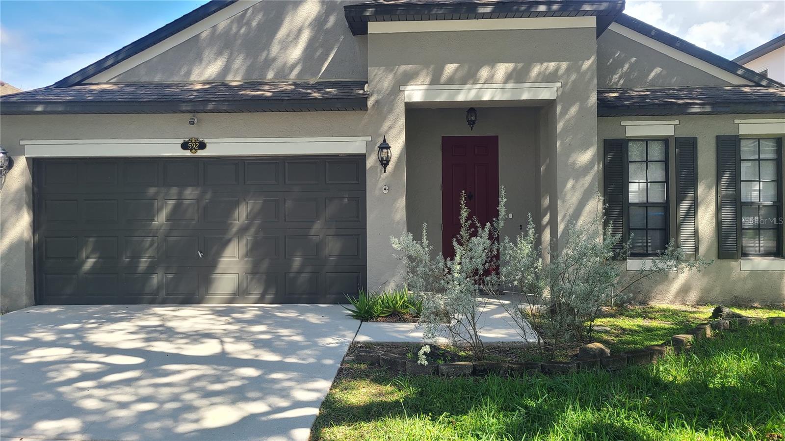 Space Coast living. This wonderful 3 Bedroom 2 Bathroom 2 Car Garage, Solid Poured Concrete Home has lots of room. Separate Family and Living Rooms, Large Kitchen with lots of cabinets and drawers, and built in Desk area. There is extra Office space or Playroom between second and third bedrooms and a Formal Dining Room just off kitchen. Primary Bedroom has a nice walk-in closet, and Primary Bath has a soaker tub and body jet spray in shower. Screened in back porch is 10 X 28. Garage has Pull Down Ladder that leads to a Decked area over garage giving you extra storage space. Come see it Today !
