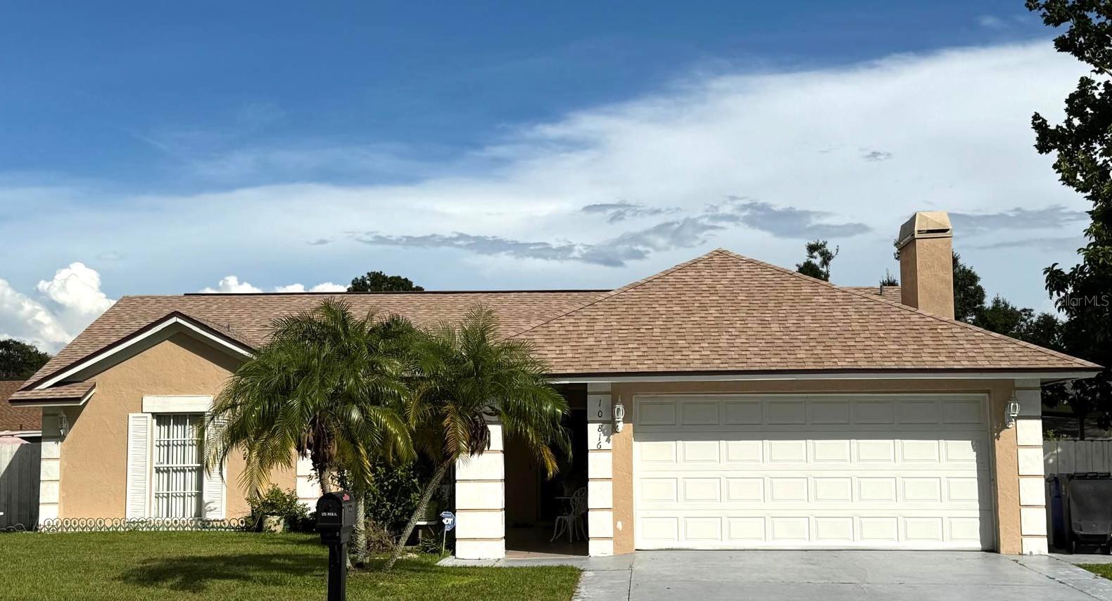 Charming and very comfortable home in the desirable community of Plantation of Carrollwood. Home features 3 bedrooms / 2 full bathrooms and a versatile Den that can serve as a home office or 4th bedroom. Enjoy the convenience of a 2-car garage equipped with an automatic garage door opener. Home has a spacious layout with a large living room, a separate dining area, and a cozy family room with vaulted ceiling and fireplace located adjacent to the kitchen. Kitchen features a breakfast bar and comes with all appliances. Oversized bonus room provides flexible space ideal for a game room, media room, or additional living area. Fully fenced backyard. Home has a newer roof (2023). A/C system replaced (2023). Blinds on all windows. Low HOA fee. The Plantation Community offers exceptional amenities such as— clubhouse, parks, walking trails, playgrounds, and 2 swimming pools for residents only. Courts for baseball, soccer, basketball, tennis, racquetball, handball, and volleyball. Conveniently located near the Suncoast Parkway, major roadways, Citrus Park Mall, shopping centers, restaurants, schools, and medical facilities. This home combines comfort and convenience. Home had a professional Underpinning System installed in 2013 to stabilize the home's foundation. Engineering Report available.