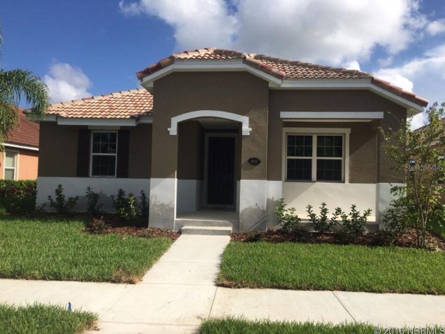 Lovely 3bed/ 2 bath home. Lots of upgrades including 9â4â ceilings in the great room. Granite kitchen counter top w/ raised island and Scottsdale Maple 42â Cabinets. Whirlpool stainless steel range, dishwasher, microwave, and side by side refrigerator. Large walk in shower in the master bath. Also tile throughout home, except for bedrooms and great room. Includes large covered lanai and 2 car garage. All information contained within is provided by builder, buyer to confirm all information at viewing appointment. ;Water: City