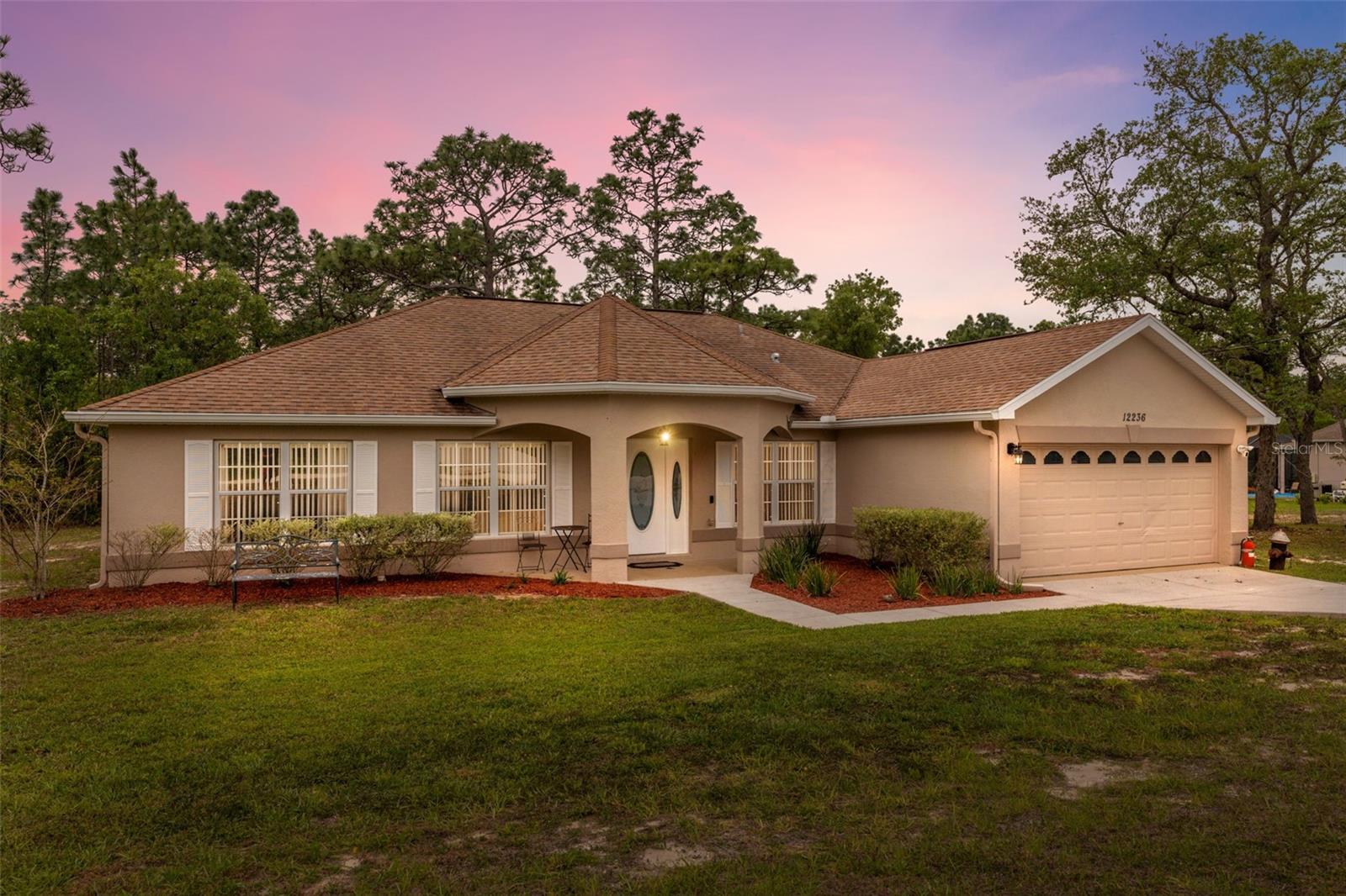 PRICE IMPROVEMENT AND A HIGHLY MOTIVATED SELLER! BRING YOUR OFFERS FOR THIS FANTASTIC HOME!
Welcome to your country paradise located in the Royal Highlands! No HOA and no CDD. This home is located in a quiet, rural neighborhood, where the homes are spread out to offer privacy. Situated on nearly a half acre of land, with a shaded backyard view, screened and covered patio, fenced dog run, fire pit, and a shed. This house has been meticulously maintained, and offers the serenity of country living while also being just a short distance to all the shopping, activities, hospitals, and amenities that the Gulf Coast has to offer. A beautiful open floorplan with two separate family living spaces, a large kitchen, and a split bedroom setup. No carpet anywhere - LVP and tile throughout! You won't be disappointed - come make this gorgeous house your new home today! Seller also has completed a fully transferrable passing 4 point inspection and wind mitigation report completed in April 2024, which can be transferred free of charge to the buyer for insurance and/or financing purposes.