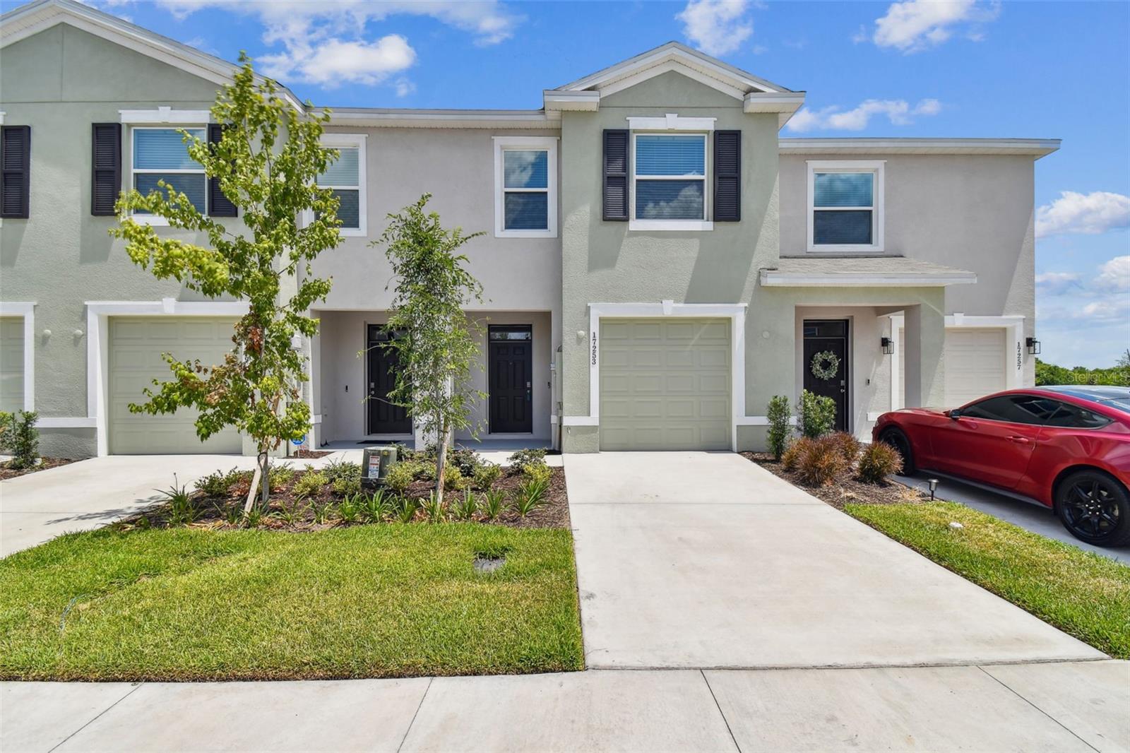 DR Horton townhome ready for rent starting SEPTEMBER 5TH, 2025. Located in the beautiful community of Westwood in Bexley, this 3 bedroom, 2.5 bathroom home is move-in ready offering an open floor plan, modern decor, stainless steel appliances, washer and dryer, covered lanai and privacy. Upstairs primary ensuite offer dual sinks, large walk-in shower, walk-in closets. The other 2 rooms are quite spacious and share a full bath. Granite throughout. Laundry is upstairs. 1 car garage. Easy travel to the Suncoast with medical, grocery, restaurants and entertainment close by. Community offers a cabana, pool, dog park, playground, and basketball court. Lawn care, pest care included in rent.