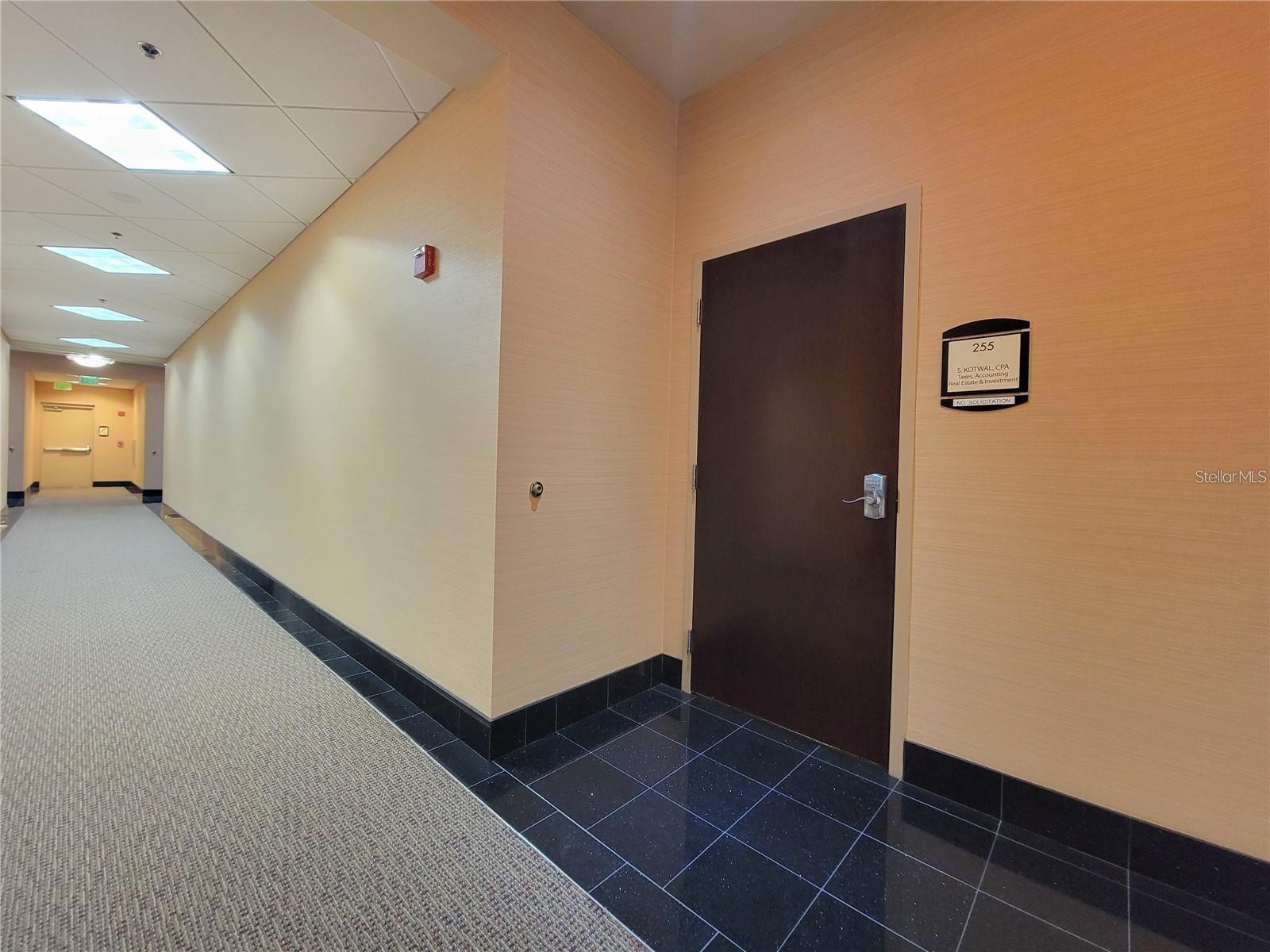This is a wonderful fully renovated office space located in the Hunter's Creek Villages being one of the highest volume centers in Hunter's Creek. The office is located in a building that is highly maintained with amazing bathrooms, water fountains, and a coded elevator with granite and stainless steel finishes. Upon entering the unit, there is a custom-made area for a front desk and waiting room chairs for clients. Once you enter the main area of the office, it comes equipped with a nice kitchenette with cabinets, a sink, a refrigerator, and a microwave. There is a printer room next to the kitchenette and two office rooms. One of them has two sets of double doors--one of which leads to a decent-sized balcony with a view of the parking lot. The building is located near lots of areas of high traffic such as restaurants, doctors' offices, a park, and a theatre. Schedule your viewing today!