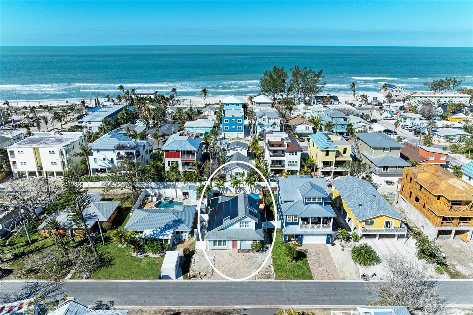 Welcome to the “Blue Pearl” – a stunning Anna Maria Island beach house just steps from the Gulf! Originally designed by acclaimed island architect Emily Anne Smith, this beautifully updated 4-bedroom, 2-bath home is a high-performing vacation rental perfectly situated within walking distance to the beach on Anna Maria Island.
Inside, enjoy vaulted ceilings, skylights, and an updated kitchen featuring quartz countertops and stainless steel appliances. The main floor includes three bedrooms and one full bath, while the private master suite is located upstairs.
Outside, relax in your heated pool and spa, refresh in the outdoor shower, fire up the BBQ grill, and take advantage of shortcut alley access to the pristine sand beaches of AMI.
Built smartly with cement board drywall, a foam-insulated metal roof, pervious paver parking, and recent mechanical upgrades, this home combines durability with island charm. And thanks to brilliantly installed solar panels, there’s no need to worry about electricity bills for heating, cooling, or pool use—a major bonus for both eco-conscious living and reducing ongoing expenses.
With an accepted offer, the seller will share their $70K flood-proofing plan to further enhance this resilient retreat.
Located in Bradenton Beach, which allows flexible short-term rentals, this property is perfect as a personal getaway or an income-producing investment. Just a short walk to dining, shops, and the free trolley — Blue Pearl is your turnkey slice of paradise!
NOTE: Property Information received from third-party sources is considered reliable but is not guaranteed. All information should be independently verified by buyers and buyers' agent.