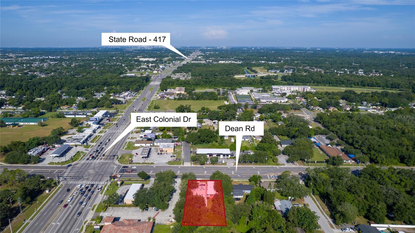 High-Exposure Office Building in Prime Orlando Location! This versatile 2,500+ sq. ft. professional office space sits on half an acre and is ideal for an owner-user ready to move in or an investor seeking strong returns. The functional layout includes 8 private offices, 3 bathrooms, a spacious lobby with kitchenette, and 13 parking spaces with handicap accessibility. Positioned on Dean Rd with 25,000+ vehicles passing daily, this property offers unmatched visibility and brand exposure. Just off E. Colonial Dr, with an additional 40,000+ cars a day, the location ensures your business is seen by tens of thousands of potential customers each week. The roof is approximately 10 years old and the building has been well-maintained making it a turnkey option for immediate occupancy. Market rent is estimated at $23-25/SF, providing a compelling income opportunity in one of Orlando’s most active commercial corridors.