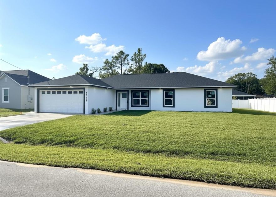 *New Construction* 4 bedrooms, 3 bathrooms! Welcome to your dream home in the coveted Sun'N Lake district of Sebring, Florida. This brand-new, move-in-ready residence combines modern design, comfort, and contemporary elegance with high-quality materials. Its open layout seamlessly connects the living room, dining room, and kitchen, ideal for family gatherings and entertaining. The gourmet kitchen features beautiful quartz countertops, 42" soft-close cabinets, and stainless steel appliances. 2 master bedrooms, allowing for a private room for family or guests. Large backyard ready for your private pool, outdoor kitchen, or garden. 2-car garage. Growing area. No HOA. Offering golf courses, parks, walking trails, and proximity to schools, shopping, and restaurants.