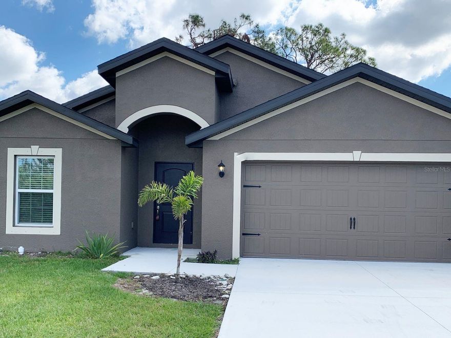 One or more photo(s) has been virtually staged. Like new North Port Home with City Water! Welcome to your new home in beautiful North Port! This newly painted residence, built in 2021, offers the perfect combination of modern amenities, safety, and convenience. Featuring four spacious bedrooms, two full bathrooms, and a versatile flex space, this home is ideal for families or professionals seeking comfort and flexibility.

Key Features


·        Bedrooms: 4 generously sized rooms to accommodate your lifestyle


·         Bathrooms: 2 full baths for convenience and privacy


·         Flex Space: Perfect for a home office, playroom, or guest area


·         Year Built: 2021—constructed to meet current hurricane codes for safety and peace of mind


·         Water: Connected to city water


·         Location: Close proximity to shopping, dining, schools, and major highways for easy commuting


·         Kitchen: Open design with Whirlpool stainless steel appliances and elegant granite countertops


·         Flooring: Neutral grey vinyl throughout for a modern, low-maintenance look


      Enjoy the screened lanai and a nice backyard—ideal for relaxing or entertaining


Rental Terms


·         Credit Score: Minimum 685 required


·         Income: Verifiable income needed


·         First month’s rent and security deposit due at lease signing


·         Pet Policy: One small dog allowed with prior approval and a nonrefundable $300 pet fee


Contact Information


Don't miss out on this fantastic rental opportunity in North Port! For more information or to schedule a tour, please contact us today.


***Please note, there is NO FURNITURE included. The furniture in the pictures was for staging purposes only.