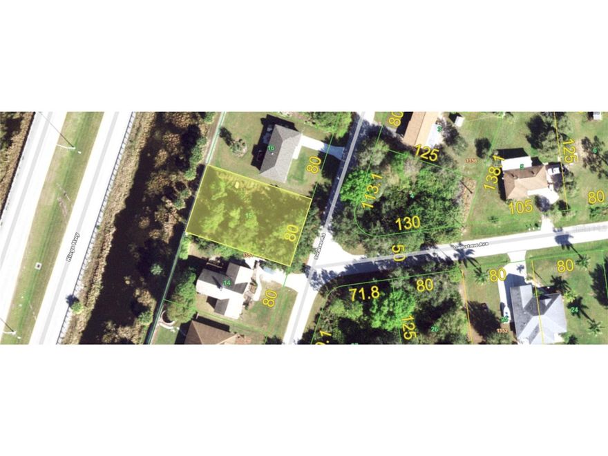 Very desirable lot located in a quiet area of Port Charlotte. Come take a look at all of the amenities that Port Charlotte has to offer. Public water is available on the street with public sewer 4 lots away. Make this your dream home or next investment. Lot is priced to sell and won't last!
