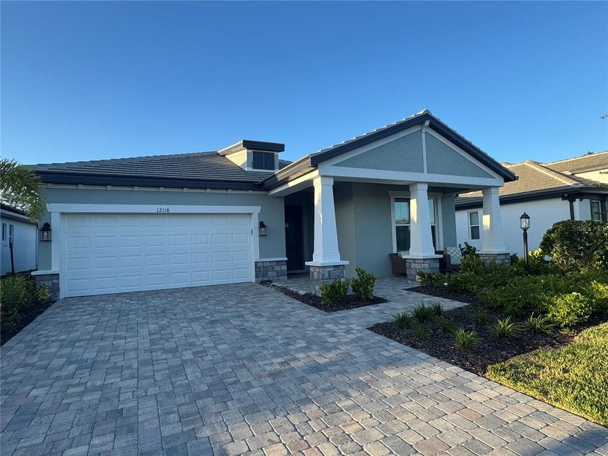Beautiful 3-bedroom, 2-bath home located in a desirable gated community featuring a clubhouse and championship golf course. Enjoy peaceful living with no rear neighbors and a tranquil pond view right from your backyard. This open-concept floor plan offers spacious living areas, a modern kitchen, and a comfortable primary suite with serene water views. Perfect for relaxing or entertaining, with resort-style amenities just steps away. Experience the best of privacy, comfort, and community living all in one!