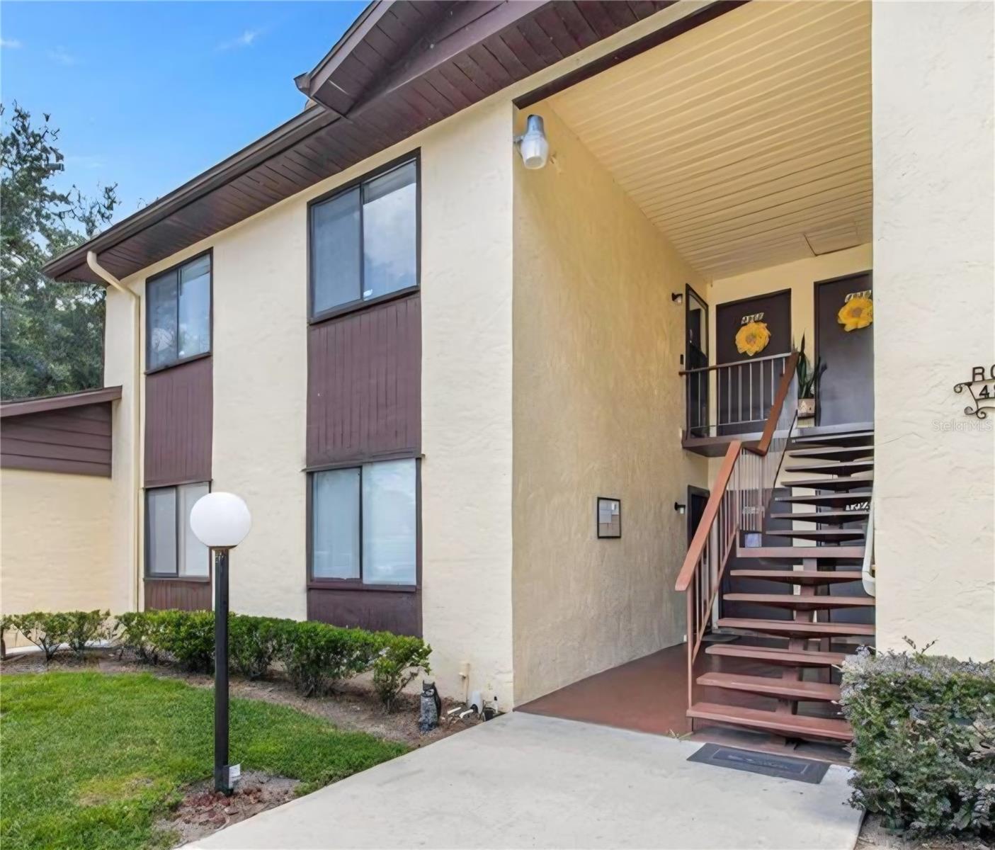 Charming 2-Bedroom, 1.5-Bath Condo in Desirable 55+ Community! This second-floor unit boasts two spacious bedrooms and one and a half baths, offering the perfect balance of comfort and convenience. Recent upgrades include an updated electrical panel and a newer HVAC system, ensuring peace of mind for years to come. Enjoy relaxing on the private lanai that overlooks the sparkling community pool, perfect for soaking up the Florida sunshine! Located in a sought-after 55+ community, this unit provides easy access to all the amenities and social opportunities you could want including close proximity to stores and restaurants. The HOA covers essential services such as basic cable TV, trash, ground maintenance, pool and pest control. Don't miss out on this exceptional condo, schedule your showing today!