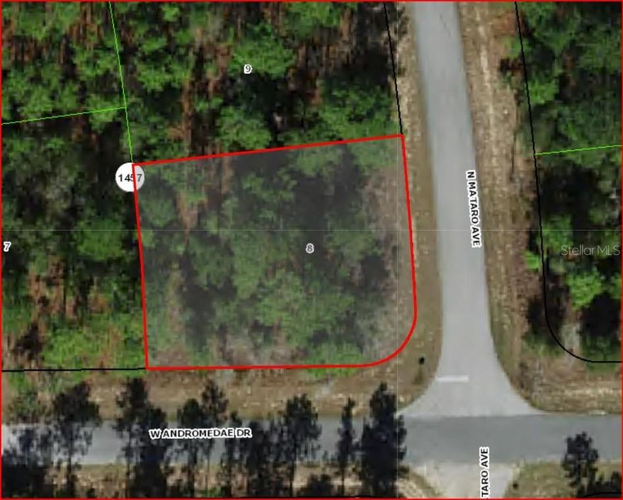 *** Motivated Seller *** oversized corner lot that slopes up from the road. Public water and power pole on corner of the lot make it ease to build.