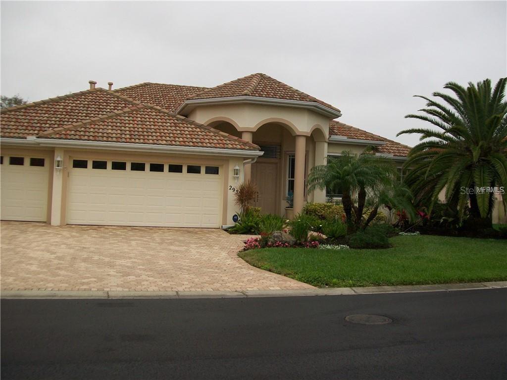 This is a must see Executive home in a gated community. As you walk through the double doors of this 3000 plus square foot home you see the patio and pool area calling for you to relax! This open floor plan offers so much.. kitchen & living room for visiting and entertaining to playing a round of pool all in the same area. Home has 4 bedrooms & 3 baths PLUS a den/fitness room. You can serve dinner in the formal dinning room and have breakfast or lunch in the eat in kitchen, my preference would be the large patio area overlooking the pool & lake! Fishing is allowed for residents!! For your safety the home does have a security alarm system in place and will be activated for your use. This home is beautifully furnished and is available for an annual lease. Amenities include Clubhouse & Tennis Court. New 65” smart Samsung tv for the lounge.