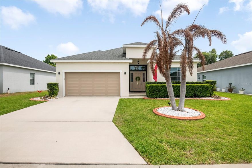 Welcome to this beautifully maintained 4-bedroom, 2.5-bath home built in 2018, offering the perfect blend of modern comfort and Florida lifestyle living. From the moment you step inside, you’ll appreciate the open-concept layout, ideal for both everyday living and entertaining. The spacious kitchen flows seamlessly into the living and dining areas, featuring contemporary finishes, ample cabinetry, and plenty of natural light throughout. The living area is enhanced by a stylish built-in electric fireplace, creating a warm and inviting focal point.

This thoughtfully designed single-story home features a spacious primary suite with a private bath and walk-in closet, along with three additional bedrooms that offer flexibility for family, guests, or a home office.

Step outside and enjoy your private backyard space—perfect for relaxing evenings or weekend gatherings. The garage is equipped with a mini-split air conditioning system, adding comfort and versatility for a workspace, gym, or additional storage.

Located in a desirable community with private access to Lake Eloise, part of the renowned Winter Haven Chain of Lakes, you’ll have endless opportunities for boating, fishing, and enjoying the water just minutes from your doorstep. Plus, you’re just 10 minutes from LEGOLAND Florida Resort, making this location perfect for both everyday convenience and fun-filled weekends.

Conveniently situated near shopping, dining, and major roadways, this move-in-ready home offers the ideal combination of location, lifestyle, and value.

Schedule your private showing today and experience everything this home has to offer!