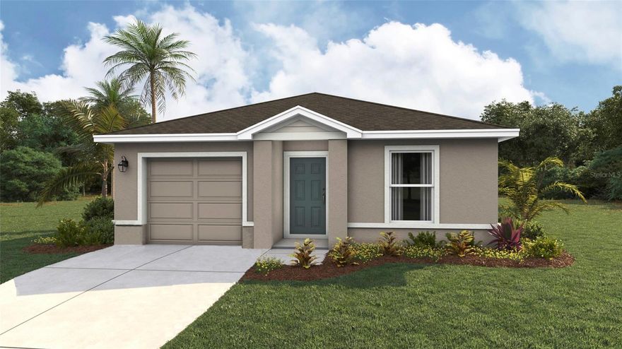 Under Construction. Receive up to $15,000 towards closing costs and special interest rates with the use of our preferred lender - Now through Sunday, May 31st. The Alford is a one-story home that balances style, space, and comfort. Offering 5 bedrooms, 2 bathrooms, and 1,739 square feet, this floor plan provides plenty of room for families of all sizes. Its open-concept layout seamlessly connects the kitchen, dining, and living areas, creating a welcoming space that’s ideal for gatherings or everyday living. The kitchen is a standout with shaker-style cabinetry, quartz countertops, and stainless-steel appliances, all overlooking the dining area for easy entertaining. With its thoughtful layout and modern finishes, the Alford makes it easy to create the home that fits your lifestyle. The primary suite is tucked at the back of the home for added privacy, featuring a walk-in closet and a private bathroom with dual vanities and a separate space for the shower and toilet. Four additional bedrooms at the front of the home offers flexibility for family, guests, or even a home office. This community offers resort-style living with amenities for everyone, including a sparkling pool, fitness room, playground, dog park, and both pickleball and tennis courts. Residents can also enjoy friendly competition at the beach volleyball and basketball courts, creating the perfect blend of relaxation and recreation.
