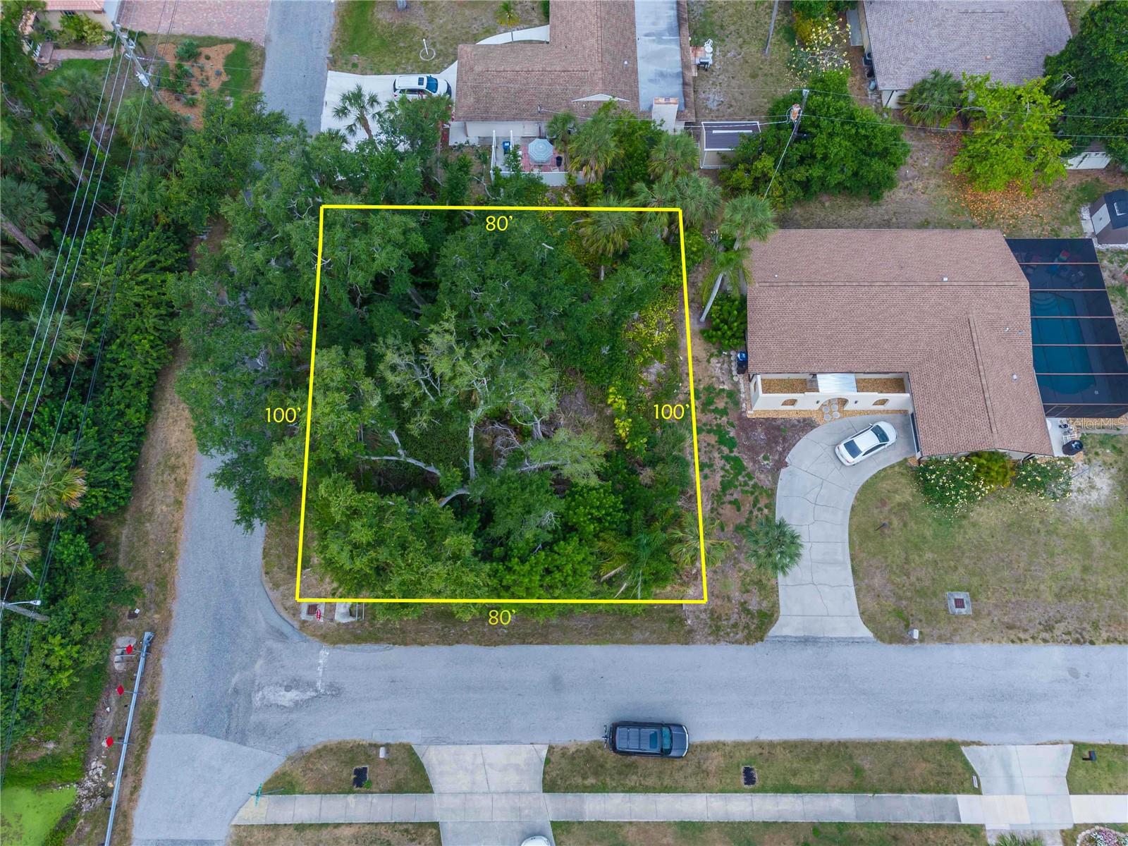 YOU WON'T GET MANY CHANCES LIKE THIS... Own your own parcel in Paradise. Established & desirable S. Venice neighborhood, bordering Alligator Creek & Nightingale Park. No HOA or CDD-there aren't many neighborhoods like this one left! And there are even fewer available lots. Invest now and build when you're ready-NO MANDATORY BUILD TIME. The 8,000 sq. ft. uncleared lot is on the corner of Valencia & Nightingale. Directly across the street is Nightingale Park-a gorgeous, private, wooded view with Alligator Creek running through. You're sure to have a gorgeous, natural buffer zone for life! And the perfect spot to walk your dog in the morning!
*1 mile to Rt. 41 Tamiami Trl.-this road has everything you might need spanning from Tampa to Miami. EVERYTHING!
*4.5 miles to bustling Historic Downtown Venice
*5 miles to I-75
*5.3 miles to the Sharktooth Capital, famed Venice Beach.
*7.5 miles to Master Planned Community Wellen Park (world class shopping, dining and entertainment) & Cool Today Park (Home to Atlanta Braves Spring Training)
This will go fast...Don't miss out!
*This is raw land. Please be mindful of your surroundings when showing. Seller is not liable and assumes no responsibility. View at your own risk.