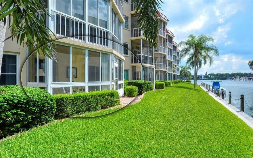 Gorgeous Canal View Condo now available on Siesta Key as an annual rental.  Rent March 31, 2026 through the Winter Season in 2027, fully furnished!   Work from home, walk out to the Pier from your first floor lanai, directly on the Intracoastal Waterway.  Incredible View of the ICW, Beautiful two bedroom, two bath spacious first floor walk-out with lots of natural light. Completely remodeled and fully renovated! Annual Rental only, Fifty-five+ community. Unlimited Crescent Arms beach access to Siesta Key Beach directly across the street, the Number One Beach in the Country! Heated Outdoor Pool and Spa, Sauna, Modern Clubhouse, Activities all Season, Patio Seating Area on the canal and our own Siesta Harbor Fishing Pier. Boat slips available by applying to the office. The trolley stop is at the entrance of the complex. Walk to restaurants and bars, easy on and off the key! You Deserve Paradise!