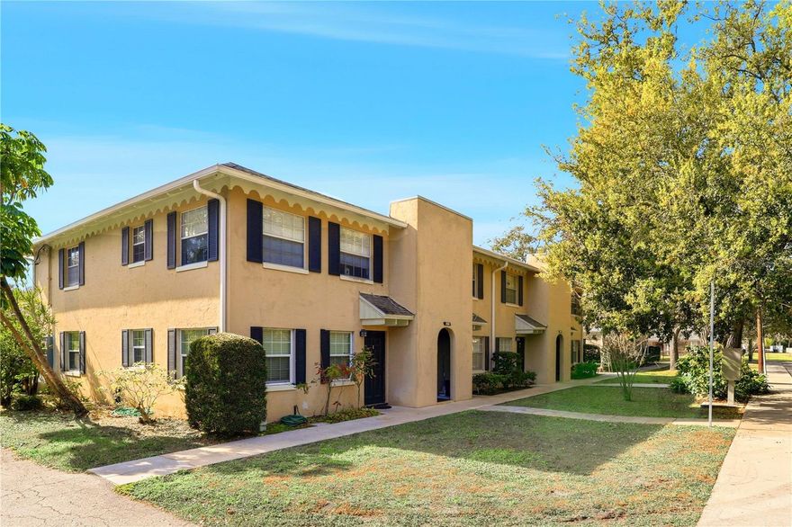 Set in a coveted College Park neighborhood, this exclusive 16-residence boutique condo delivers privacy, charm, and a prime location at the heart of it all. This second-floor, move-in-ready 2-bedroom, 1-bath unit spans 850 square feet and features laminate flooring - no carpeting. The spacious primary bedroom features an oversized walk-in closet and access to a large covered shared balcony with stairs. A full bathroom with tub/shower serves both bedrooms. The guest bedroom features a large closet with a stackable washer and dryer for added convenience. The galley-style kitchen includes a breakfast area and flows seamlessly into a comfortable living area. College Park offers a vibrant, walkable lifestyle with access to Edgewater Drive’s dining and shopping, the Packing District, Dubsdread Country Club and public golf course, community jazz festivals, McRae Art Studios, UCF Downtown, and emerging destinations like 4Roots Farm. Ideally situated near I-4, major traffic corridors, and downtown Orlando. Additional Updates: Repipe 2022, AC 2022, Newer GE Panel Electrical Box, Roof 2020. This charming unit is one the most attractively priced two-bedroom condos in College Park/32804 area, featuring lower HOA dues (dues include water). Detailed HOA budget information is available for buyers. Call for a showing today!