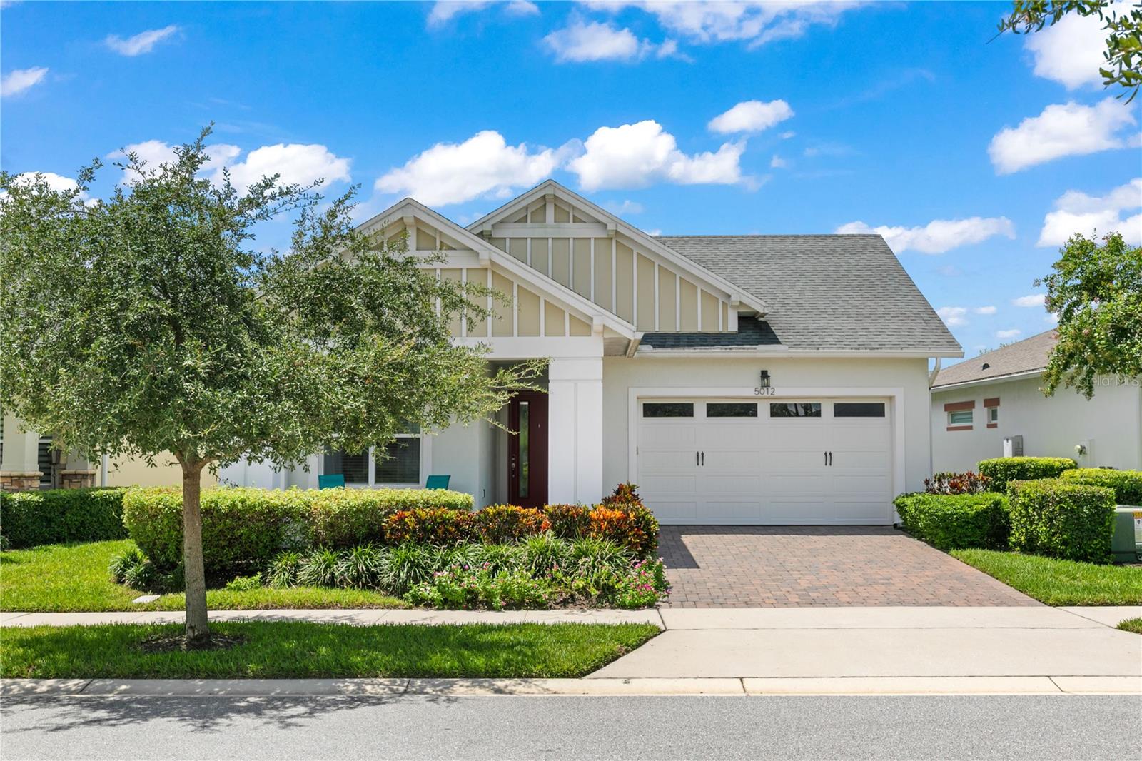 MOVE-IN READY | RESORT STYLE AMENITIES | LOCATION·LOCATION·LOCATION are just a few of the many things this property has to display. Welcome to resort-style living in this highly sought-after 55+ gated community, where comfort and leisure meet! This beautifully maintained 3 bedroom, 2 bath home offers the perfect blend of relaxation and convenience. The With lawn care and front pressure washing included, you'll spend less time on chores and more time enjoying everything this vibrant community displays.
Stay engaged with a full calendar of social and recreational activities. Residents here have access and enjoy a truly unmatched lifestyle featuring a state-of-the-art fitness center, a sparkling lagoon-style resort pool, lap pool, and hot tub. Stay active with tennis, pickleball, racquetball, bocce ball and basketball courts. For added options you also have access to a putting green, and scenic walking trails. Gather with friends at the grilling pavilion and fire pit, or unwind by the private fishing pier. For pet lovers, there's even a dedicated dog park.
From the moment you arrive, the paved driveway, covered front porch, and lush landscaping set the stage for comfortable and stylish living. Step inside to discover high ceilings, an open floor plan featuring a Chef's kitchen with natural gas 5 burner cooktop, stainless steel appliances, 42" wood cabinets, and granite countertops throughout. The spa-inspired primary bath offers a walk-in shower with dual shower heads, built-in bench, and sleek glass doors for a true retreat. A domestic suite with washer, dryer, and utility sink adds ease to everyday living.
Entertain effortlessly with four sliding doors leading to a covered, paved extended lanai and gazebo, overlooking a fenced backyard with mature landscaping -perfect for gatherings or quiet evenings outdoors. The two car garage has been upgraded with Epoxy flooring.
This is more than just a home—it's a lifestyle designed for fun, relaxation, and community.