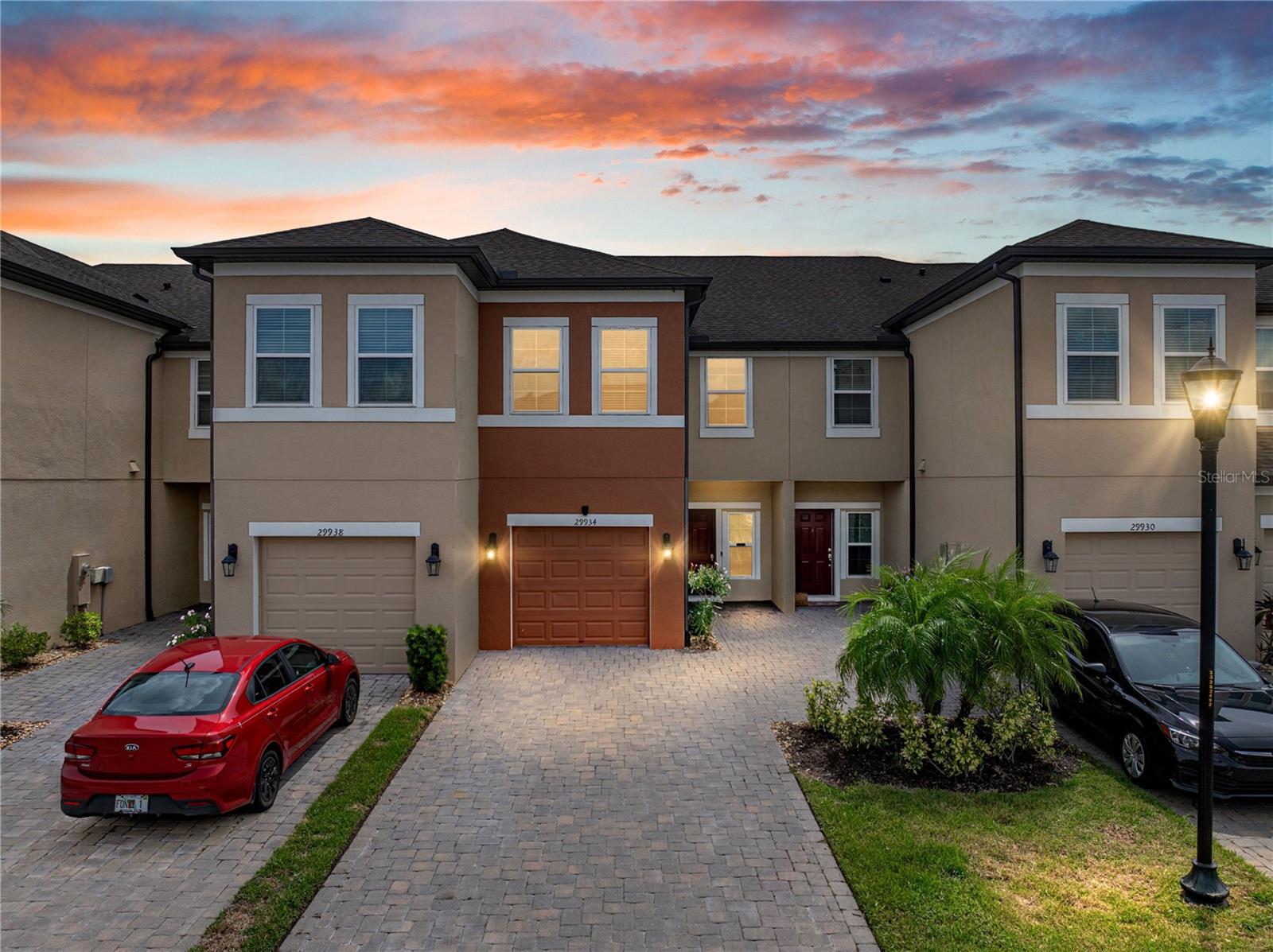 This beautifully upgraded 2-bedroom, 2.5-bath townhouse in the heart of Wesley Chapel’s desirable A+ school district offers the perfect blend of comfort, style, and location. The open floor plan features a modern kitchen with granite countertops, stainless steel appliances, and a spacious island that flows into the living and dining areas. Upstairs, both bedrooms provide privacy and generous closet space, while the screened lanai with tranquil pond views creates the ideal retreat. With numerous upgrades throughout and $5,000 in closing cost concessions when using our preferred lender, this home is a standout value. Conveniently located near The Shops at Wiregrass, Tampa Premium Outlets, top dining, and with easy access to I-75, it’s the perfect opportunity to enjoy the best of Wesley Chapel living.