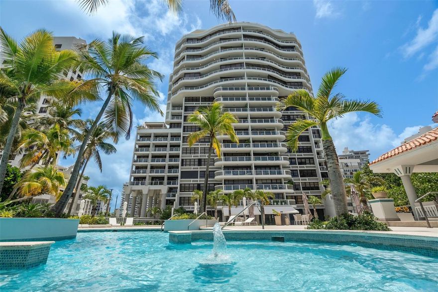 Introducing a rare gem of beachfront luxury living in the heart of Condado. This exquisite sub-penthouse offers the epitome of high-end living, where every detail has been meticulously curated to provide an unparalleled lifestyle reminiscent of a five-star resort. Spanning an impressive 3,727.27 sq. ft., this ultra-luxurious residence boasts 4 bedrooms (+ Maid’s Room) and 4.5 bathrooms, ensuring ample space for both relaxation and entertainment. As you step into the elegant interior, you'll be greeted by the opulence of chandeliers gracing every corner, casting a soft, enchanting glow. The expansive wrap-around balcony, accessible from the kitchen, living room, dining room, and the master bedroom, evokes the sensation of being aboard a luxurious cruise ship, with panoramic ocean views that span the azure coastline.

This property is more than just a home; it's a lifestyle. Imagine waking up to the amazing views of the ocean and strolling to nearby restaurants, boutiques, and hotels. The property's amenities are nothing short of extraordinary. The pool area transports you to a realm of leisure, reminiscent of a high-end hotel experience. Direct beach access is another plus. Lounge by the poolside, barbecue in the gazebo, let the little ones play in their dedicated area or enjoy the beach! Puerto Rico living at its finest! For those with an active lifestyle, the gym offers state-of-the-art equipment, and within its walls, you'll discover a haven of wellness. Pamper yourself in the massage room, or experience the rejuvenating effects of the sauna and steam room, allowing you to indulge in relaxation without leaving the comfort of your sanctuary. Safety and convenience are paramount in this exclusive residence. Enjoy the peace of mind that comes with 24/7 security and a dedicated concierge service, ensuring that every need is met with the utmost care and attention.
