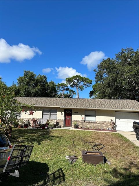 3416 UNITY TREE DRIVE EDGEWATER FL 32141