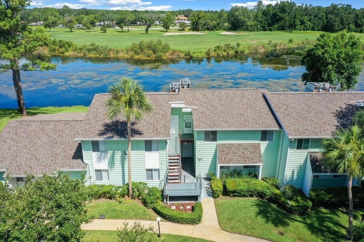 Spectacular UPDATED Lakefront 55+ Condo! Fabulous views of Lake Sparkle from your Lanai, living room and dining room. Open and spacious, you will love the feeling throughout this unit. 2 Large size bedrooms with one having an En Suite Bath. New Carpet, ceiling fan, vanity, mirror and flooring. Kitchen is bright and white with backsplash and laminate floors. Enjoy the view of Lake Sparkle while preparing your meals. Living room and dining room have new carpet, paint, chair rail and spectacular views!! Enjoy coffee on your lanai as your watch all the wildlife Live Oak Village has to offer. Own your own piece of paradise. Amazing sunsets in the evening. This wonderful unit is ready for you. Unit comes with: Living room - Sofa - Master Bedroom - Dressers, end tables w/lamps and TV. - Spare bedroom - Queen Bed, chair and glass beach table Kitchen - Everything but pots/pans.
New stainless steel appliances - Whirlpool Oven and microwave in entry closet.
You have access to the Silver Springs Community Center for free. There is a $5 fee to get a badge. Pickle ball, Tennis, Basketball, small fitness room, community space and get togethers monthly. 3 Pools and 1 spa. this community is located one mile from the Silver Springs Golf and Country club. Fees are very reasonable. Close to shopping, medical, restaurants, springs, state parks and the World Equestrian center. Schedule your private tour to see this Oasis today.