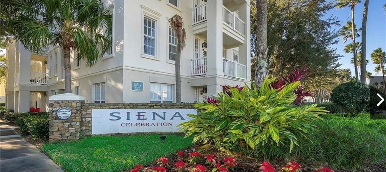 CONDO - beautiful 2nd floor 2 bed/2bath Siena condo with HARDWOOD floors. Corner unit, split floor plan. Freshly painted to bright color throughout. Nice roomy Balcony. Near fitness center, pool and park. Lots of parking. Close to I4 and restaurants. 2 Bedroom 2 Bath Condo in the Beautiful Town of CELEBRATION.