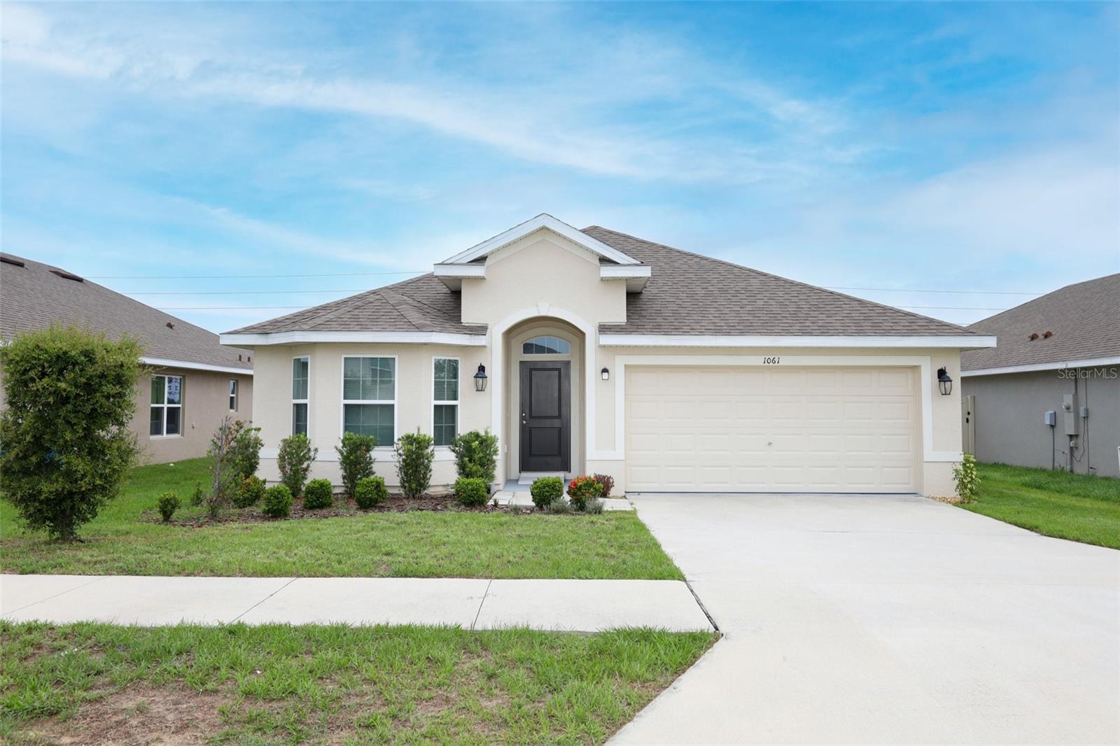***AVAILABLE FOR RENT NOW***This stunning single-family residence features a modern split plan layout, offering both privacy and convenience. With three spacious bedrooms and two pristine bathrooms, this property is perfect for families or anyone looking for a comfortable living space. Step into the heart of the home, where you'll find an inviting open kitchen equipped with stylish granite countertops and stainless steel appliances. The breakfast bar area seamlessly connects to the family room and dining area, making it ideal for entertaining guests or enjoying family meals together. Indoor laundry room! Large sliding doors lead to a backyard, allowing for great natural light and easy access to outdoor living.