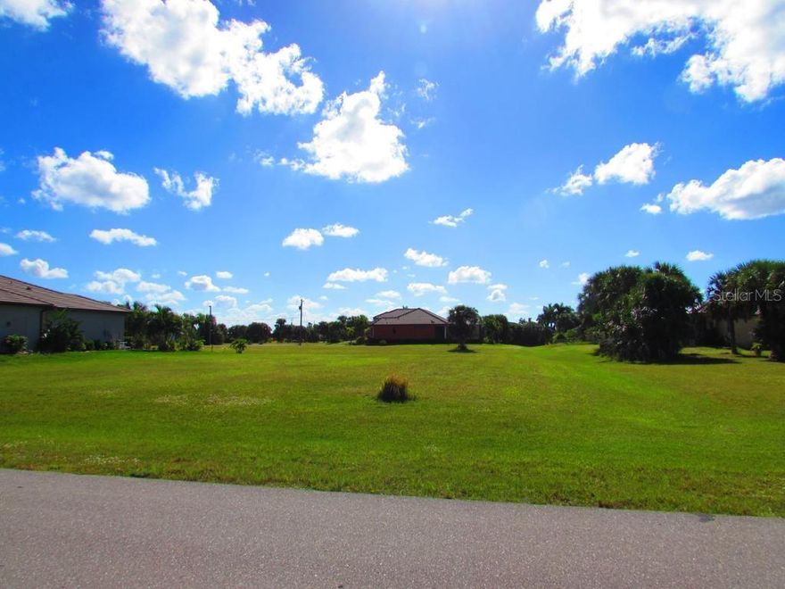 Looking for a nice lot? This is now an opportunity to purchase your very own Lot. Opportunity to secure a ready-to-build homesite in the growing Punta Gorda area. This oversized parcel offers both space and privacy while remaining close to shopping, dining, medical facilities, and quick access to I-75. Full set of building plans for a single-family residence has already been reviewed and approved by the county, saving valuable time and expense for the buyer. Seller is a licensed builder and can construct the approved home or work with the buyer to customize. Utilities available nearby. A great option for buyers looking to fast-track their new Florida home or for investors seeking a parcel with strong future potential. Ideal for an investor with an eye for future development. Hold onto for future growth potential in the area. Call for details. MOTIVATED OWNER!!!!. Great potential and possibilities. Call today to schedule your private showing. Here is your chance to own your own property!!!