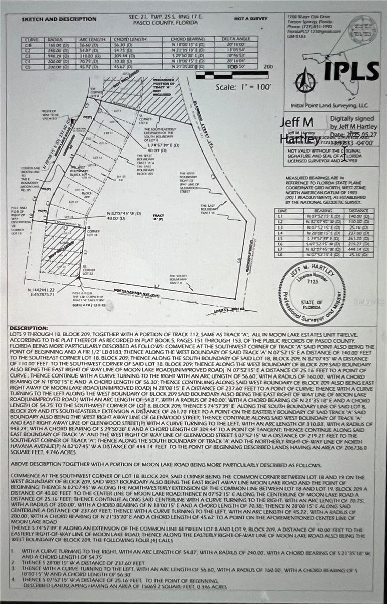 MOON LAKE ESTATES - Land