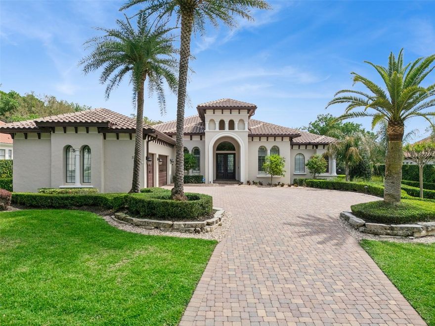 The $1 million views alone cannot compare to this estate, where this unrivaled grand residence in Central Florida is state-of-the-art, with brand-new luxury finishes and sophisticated design throughout. For a home of this caliber, it is aggressively priced for immediate sale, and the seller is highly motivated and ready to move quickly, offering an exceptional opportunity. This is better than a brand-new home, fully upgraded and state-of-the-art. This four-bedroom, 3.5-bath, 4,348-square-foot estate in Heathrow Country Estate Homes combines privacy, resort-style living and modern amenities. Situated at the end of a premier, quiet cul-de-sac, surrounded by million-dollar estates, the residence sits on a 24,599-square-foot lot that is over 1.5 acres. The home’s split floor plan positions the primary suite and grand executive office on one side for ultimate privacy, while three additional bedrooms and a bonus room occupy the other side alongside a spectacular chef’s kitchen and open family room. Formal dining and formal sitting areas provide elegant spaces for entertaining. The kitchen was renovated by KBF Design Gallery and includes heat-resistant, high-end quartzite countertops, a Sub-Zero 42-inch built-in refrigerator, a Miele 36-inch six-burner gas range; Miele double wall ovens with steam cooking; a Miele integrated dishwasher; a Miele built-in coffee system with direct plumbing and a butler’s pantry. Additional upgrades throughout the estate include a new roof, a new Trane five-ton air conditioner, a new Carrier three-ton air conditioner, 50- and 30-gallon water heaters, a Generac 20 kW whole-house generator, attic insulation, 220-volt electrical service in the garage, a custom office and bonus room with built-ins, a fully fenced backyard with professional landscaping by John Madison Design and outdoor lighting, a new irrigation system, an ADT home security system with Wisenet exterior cameras, a Heos surround sound system indoors and outdoors, 220-volt electrical service in the garage, two Genie garage door openers, a Culligan water softener system, a pool with Moen water main leak detection alert shutoff, Siemens surge protectors on all exterior power sources, an outdoor kitchen and a 120-gallon propane tank. I could not list it all; therefore, a detailed attachment provides a full list of improvements and additions. Outside, the backyard mirrors the home’s interior luxury, private and fully landscaped, with water and golf views that are among the finest in Central Florida. The covered outdoor kitchen and pool area are ideal for entertaining and enjoying the scenery. Set on a quiet cul-de-sac and moments from the clubhouse, fitness center, tennis courts and community pool, this home offers the convenience of resort-style living. Better than a new build, it combines modern amenities with superior craftsmanship and thoughtful design. Homes of this caliber are rare; schedule your showing today, as this exceptional property will not last. With the new 429 Expressway, quick access to Orlando Airport, local beaches and attractions is a stress-free drive. All amenities are very close by.