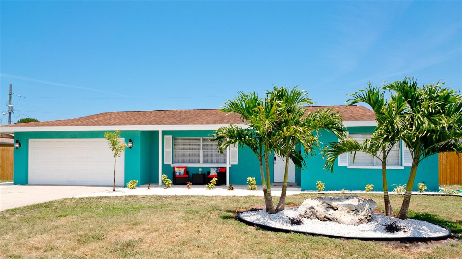 Home Suffered no damage from the hurricanes. 27'elevation. No HOA fees and no restrictions. Discover your peaceful retreat in this beautifully renovated 3- bedroom , 2- baths, perfectly situated a quiet neighborhood, not in a flood zone. Just 6 miles from the stunning beaches of Anna Maria island, This home offers the ideal blend of relaxation and convenience. Step inside to find two spacious living areas and two dining spaces, perfect for both entertaining and everyday living. The kitchen is a chef's dream, featuring solid wood cabinets, solid surface countertops, and stainless-steal appliances. Everything is ready for you to move in and make it your own. Outside, unwind in your private pool, creating your own oasis just steps from your door. The location is unbeatable-close to shopping, restaurants, and the vibrant Bradenton downtown area. Don't miss this chance to own a slice of paradise in a prime location.