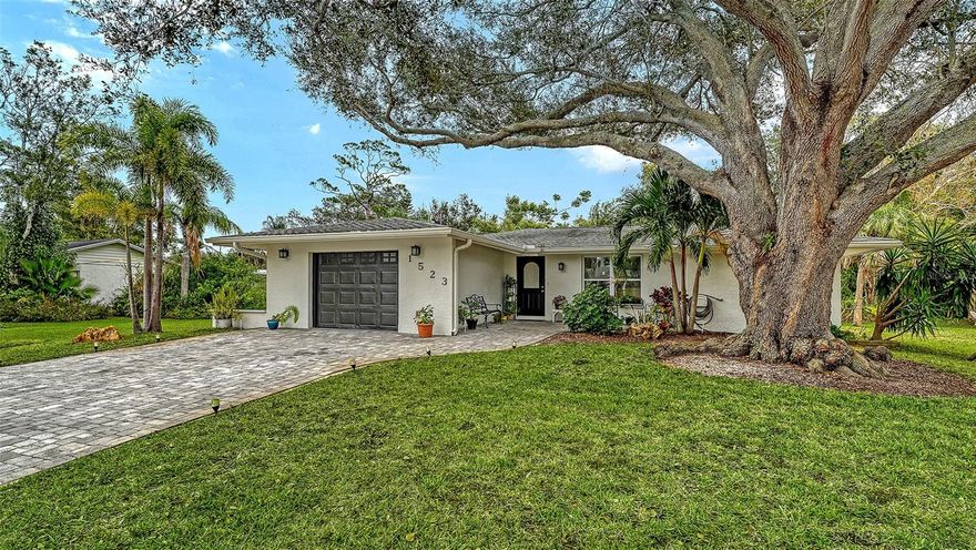 Welcome to this beautifully updated NW Bradenton home, just minutes from world-class beaches, shopping, parks, and major roadways. Tucked away on a quiet cul-de-sac, this 3-bedroom, 2-bath, single-family, private pool residence offers the perfect blend of comfort, style, and functionality—with no deed restrictions and plenty of privacy.

Set on a large 1/3-acre lot, the home features a thoughtfully designed open floor plan with porcelain tile flooring throughout. The updated  kitchen flows seamlessly into the main living areas and includes solid surface countertops, stone accents, and ample cabinetry—ideal for everyday living and entertaining. The primary bedroom offers a private retreat with a walk-in closet and en-suite bath featuring dual sinks and a walk-in shower.

Step outside to your private backyard oasis complete with a screened lanai, in-ground pool, covered patio, and mature landscaping. Additional highlights include a newer roof (2023), AC (2024), electric water heater, attached garage, fenced yard, irrigation system, and storage shed.

No HOA, no flood insurance required, and a prime location close to Anna Maria Island, Homes Beach, GT Bray Park, and downtown Bradenton make this an exceptional opportunity.