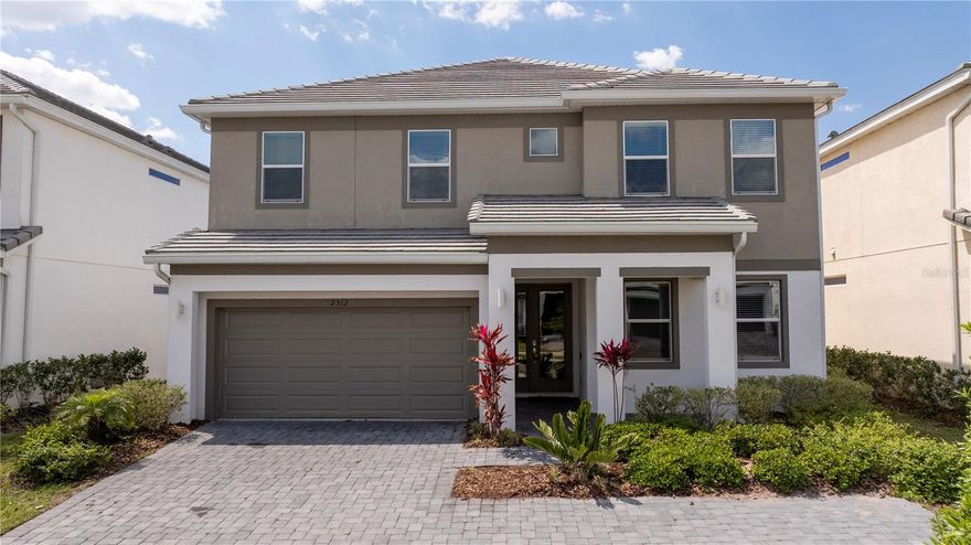 Welcome to this stunning 9-bedroom, 7.5-bathroom home in the gated Veranda Palms community—just minutes from Disney and Central Florida attractions. Over $150,000 in renovations have been completed, making this property truly move-in ready and turnkey. Designed for comfort and entertainment, it features two master suites, two laundry rooms, a loft-style movie theatre, and a converted air-conditioned garage game room. The gourmet kitchen boasts granite countertops, stainless steel appliances, two refrigerators, and two dishwashers. The first floor and stairs feature no carpet for easy maintenance, adding convenience and durability. Step outside to a screened-in heated pool and spa overlooking a serene pond, perfect for relaxation or gatherings. Conveniently located near shopping, dining, and major highways, this fully furnished home is great for short-term rental investment with strong income potential, a secondary home, or even a primary residence. NO CDD and LOW HOA! Community amenities include a clubhouse with resort-style pool, hot tub, splash area, fitness center, and walking trails. Don’t miss this opportunity—schedule your private showing today!