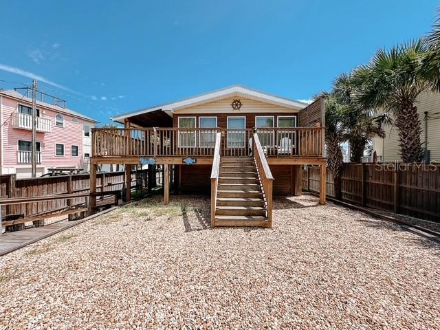 Welcome to your dream coastal retreat—fully furnished and just one house from the sand and minutes from the heart of historic St. Augustine. This beautifully updated 3-bedroom, 2-bathroom beachside home is located on a quiet residential street and offers the ideal combination of modern convenience, thoughtful design, and unbeatable location.
Inside, you’ll find TWO DISTINTIVE LIVING SPACES —perfect for hosting guests, accommodating extended family, or exploring rental potential. The upper level features a bright, open layout with a full kitchen, dining area, two bedrooms, and a full bathroom. The lower-level functions as a private studio suite with its own living area, bedroom space, kitchenette, dining nook, and second full bathroom.
Recent upgrades include:
•Newly converted laundry room (formerly storage) for added convenience
•Completely renovated third-story crow’s nest with ocean views
•Brand new A/C system upstairs and downstairs
•All new electrical wiring throughout the home
•Outdoor shower, ideal for beach days
Enjoy ocean breezes from two separate decks or take in the views from the top-level crow’s nest. Whether you’re lounging at home or exploring nearby Vilano Beach and Porpoise Point, everything you need for beachside living is just steps away. And with downtown St. Augustine just minutes down the road, you’ll have easy access to world-class dining, history, and entertainment.
This property is truly turnkey—perfect as a primary residence, second home, or short-term rental investment. Come experience the charm, comfort, and coastal lifestyle this home has to offer.