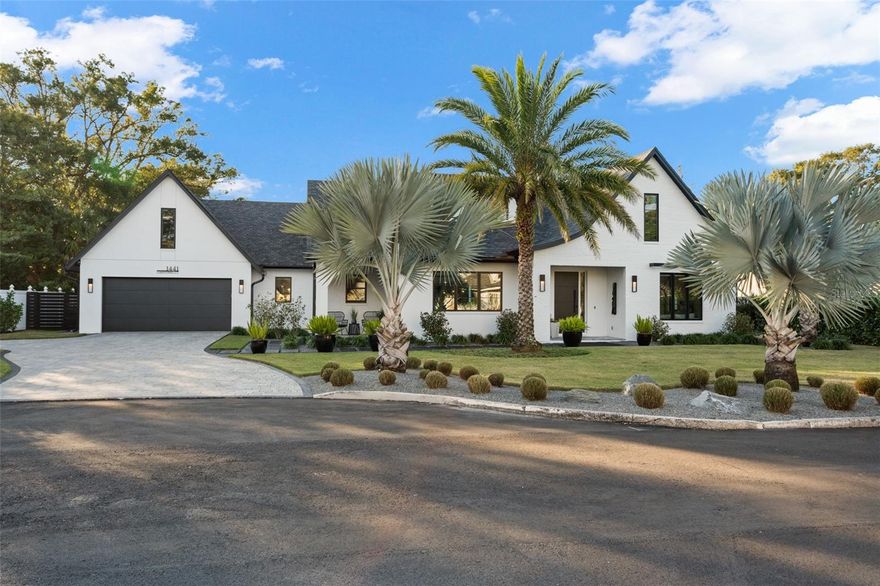 In the heart of Winter Park, Elegant, Immaculate, Stunning, One of a Kind…the list could go on & on. Welcome to the house that has absolutely “everything.” This one-story, newly constructed 2022 custom masterpiece, nestled at the end of a private cul-de-sac, has a modern, transitional & timeless style that appeals to anyone & everyone. Enjoy the combination of luxury, the highest quality finishes and a cozy & comfortable warmth that always feels like “home.” While this house is made for entertaining family & friends, it is also premierly located behind the renowned Enzian movie theater & less than 1 mile from Winter Park Village where you can enjoy a plethora of shopping, phenomenal restaurants and entertainment. Additionally, it is situated in the highly-coveted Dommerich school district offering A-rated educations for all families. If the sun is too much, just press your remote control and lower your electronic shades. If the mosquitos come out at night, don’t worry, just turn on your mosquito mister. When it’s unusually cold outside, just turn on your wall-mounted space heaters on the outdoor covered lanai. If you are thirsty, grab some wine from the kitchen wine refrigerator, pour yourself a beer from the summer kitchen keg or grab a soft drink from one of the 4 refrigerators. Enjoy the detached Fitness building with full gym equipment set up, powder bath & steam shower. If you prefer to swim laps, turn on your Badu Swim Jet Pool System & swim as many laps as like against the current. You have 4,060 SF which includes 4 Bedrooms (all en-suites with customized closet systems), 5 full baths, a powder bath, Bonus Room with built-in Office, large utility room with custom doggie area, huge gourmet Kitchen overlooking the family room, dining room and pool area along with an additional Chef’s Kitchen complete with sink, refrigerator & dishwasher. Additionally, the oversized 2 car garage does not disappoint with it’s industrial epoxy floor, custom wall & cabinet storage, incredible dog wash area, side door access to outside and access to a special attic storage under AC. No detail has been overlooked in this beauty from custom built-ins throughout, unique accent walls and metalwork, spectacular light fixtures, 3 sets of Nano Doors for indoor/outdoor living, the finest building materials, including luxurious engineered hardwood floors and the highest-end appliances including 2 WOLF ovens, SubZero refrigerator & Wine Refrigerator and so much more. Enjoy your wood-burning fireplace inside or your gas fire pit outside where you can add an above ground hot tub if you choose with the pre-wire already in place. There is a dedicated speaker for the fire pit area and surround sound speakers throughout. You will appreciate the curb appeal of this home from the outside with its clean, manicured, simplicity and ease of maintenance. No mowing in the back as it is all beautiful, artificial turf that stays green and manicured year-round. Not only does this home offer privacy, it also offers safety with it’s Simply Safe alarm system which includes 3 surveillance cameras (2 outside, 1 inside), window sensors, motion sensors, glass breakage alarms and a doorbell camera. Enjoy NO HOA and no water bill for irrigation with your own private well. This home also has underground utilities which is a bonus when Mother Nature comes around. Too many amazing components and features of this home to list here so come and see what could be your Dream Home!